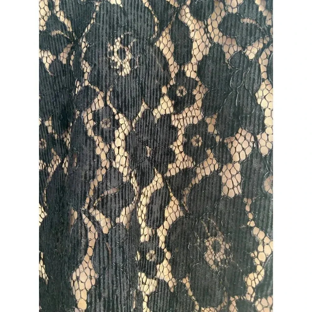 Free People Dangerous Love Black Mini Dress Lace Floral New with tags Size 8